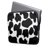 Kuhdruckmuster Laptopschutzhülle (Vorderseite Links)