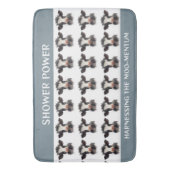 Kuhdusche Power: das Moo-Mentum nutzen Badematte (Vorderseite Vertikal)