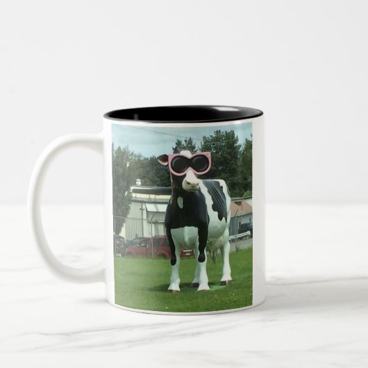 Kühe 1 zweifarbige tasse (Links)