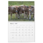 Kühe 2027 Kalender (Feb 2027)