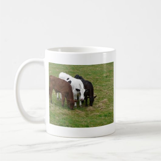 Kühe aller Farben Kaffeetasse (Links)