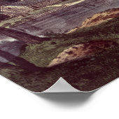 Kühe am Ufer eines Sees Poster (Ecke)