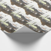 Kühe auf der Ranch Geschenkpapier (Ecke)