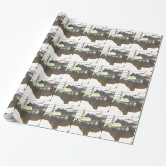 Kühe auf der Ranch Geschenkpapier