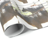 Kühe auf der Ranch Geschenkpapier (Rolleneckpunkt)