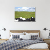 Kühe auf einer Weide. Leinwanddruck (Insitu (Schlafzimmer))