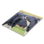 Kühe besten Freunde kisses Tile Fliese (Seite)