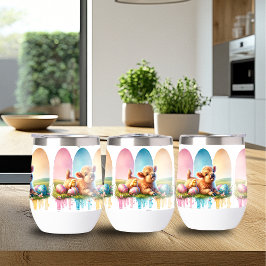 Kühe Brushhub Osterkuh Wine Tumbler