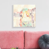 Kühe der Aquakultur Leinwanddruck (Insitu (Wohnzimmer))