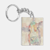 Kühe der Aquakultur Schlüsselanhänger (Vorderseite links)