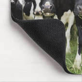 Kühe, die hintereinander stehend sind und die Kame Mousepad (Ecke)