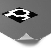 Kühe, die Milch konsumieren Poster (Ecke)