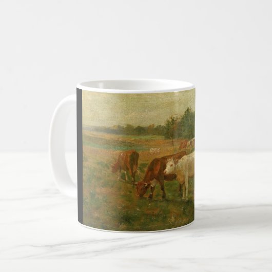 Kühe - Edward Mitchell Banister - c1890 Kaffeetasse (Vorderseite Links)