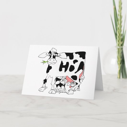 Kühe es gehend? karte (Vorderseite)