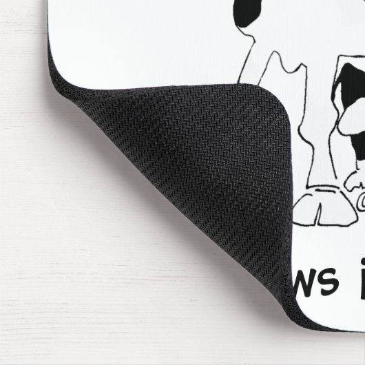 Kühe es gehend? Mousepad (Ecke)