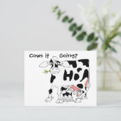 Kühe es geht? postkarte (Stehend Vorderseite)