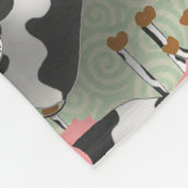Kühe Fleece Blanket (Ecke)