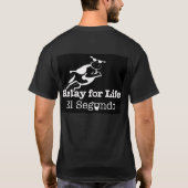 Kühe für Ursache SCHWARZES T-Shirts (Rückseite)