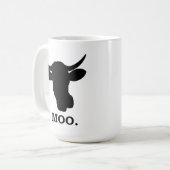 Kühe gehen MOO - Tasse 15oz (Vorderseite Links)