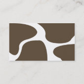 Kühe - Geschäft Visitenkarte (Rückseite)