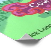 Kühe gezüchtet für schweres Creme Funny Poster (Ecke)