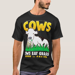 Kühe Gleich Salat-Diät-Witz T-Shirt