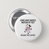 Kühe haben Hooves Button (Vorne & Hinten)