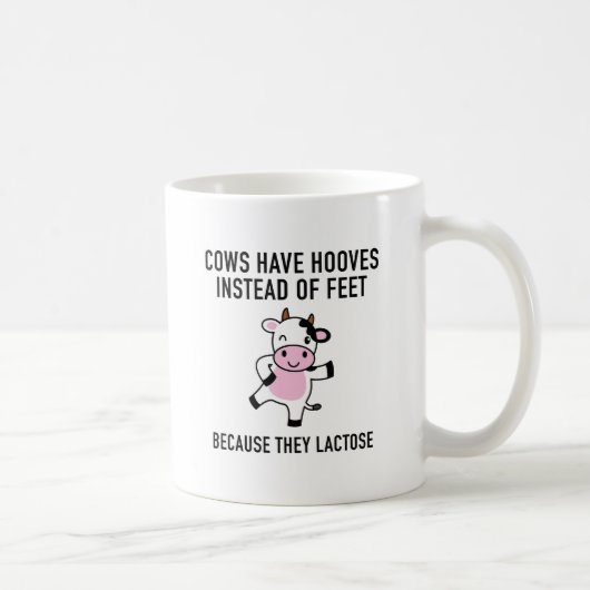 Kühe haben Hooves Kaffeetasse (Rechts)