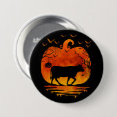 KUHE HALLOWEEN KOSTEN PUMPKIN FALLSAISON BUTTON (Vorne & Hinten)