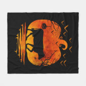 KUHE HALLOWEEN KOSTEN PUMPKIN FALLSAISON FLEECEDECKE (Vorderseite (Horizontal))