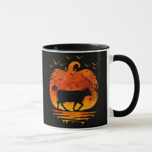 KUHE HALLOWEEN KOSTEN PUMPKIN FALLSAISON TASSE