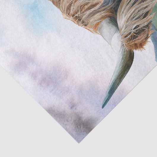 Kühe Hochland Seidenpapier (Detail)