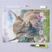 Kühe Hochland Seidenpapier (Handwerk)