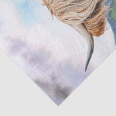 Kühe Hochland-Weide Seidenpapier (Detail)