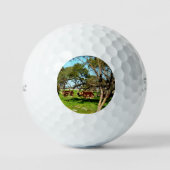 Kühe im Bereich, Golfball (Vorderseite)