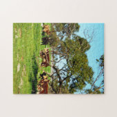 Kühe im Bereich, Puzzle (Horizontal)