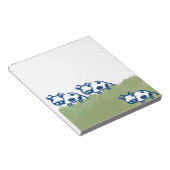 Kühe im Feld Notepad Notizblock (angewinkelt)