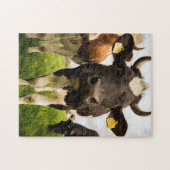 Kühe im Feld Puzzle (Horizontal)