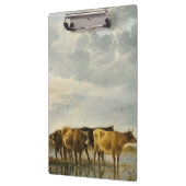 Kühe im Fluss Aelbert Cuyp Klemmbrett (Links)
