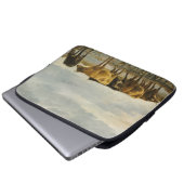 Kühe im Fluss Aelbert Cuyp Laptopschutzhülle (Vorne Knopf)