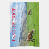 Kühe im Lake District Weidehandtuch Geschirrtuch (Vertikal)