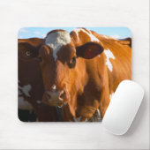 Kühe im landwirtschaftlichen Betrieb Mousepad (Mit Mouse)