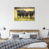 Kühe im Regen Leinwanddruck (Insitu (Schlafzimmer))