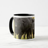 Kühe im Regen Tasse (Vorderseite Links)