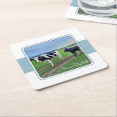 Kühe im Set "Weide"-Untersetzer Rechteckiger Pappuntersetzer (angewinkelt)