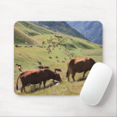 Kühe im Tarentaise-Tal - Rasse Mousepad (Mit Mouse)