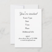 Kühe im Winter Einladung (Rückseite)