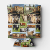 Kühe in einer FotoCollage, Dosenkühler (Rückseite)