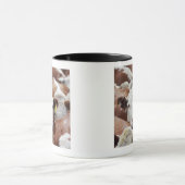 Kühe in einer Hürde Tasse (Zentrum)