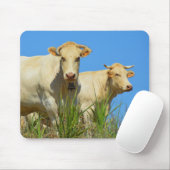 Kühe in Frankreich Mousepad (Mit Mouse)